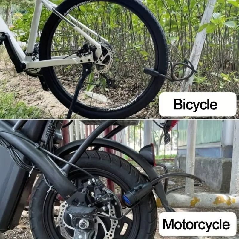 Hochleistungs-Motorrad-Kettenschloss, 80 cm, hohe Sicherheit, Metall, Diebstahlschutz, Fahrradschloss mit 2 Schlüsseln für Fahrrad, Motorrad, Roller_voghion.com