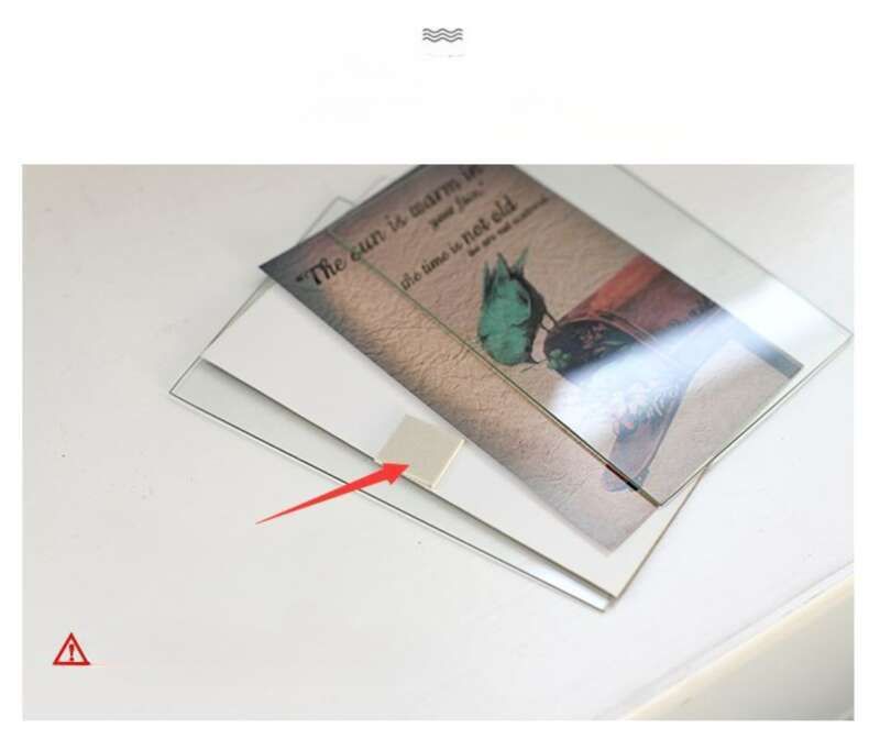 Radošs Nordic Frame 6 collu collu divpusējs dzelzs mājas dekorēšanas ornaments, 3D mākslas foto statīvs_voghion.com