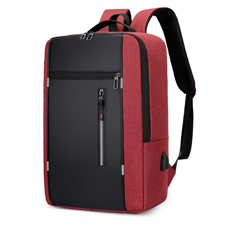 Sac à dos élégant pour hommes USB charge école sac à dos 15.6 pouces sac à dos pour ordinateur portable mâle livre sac sacs à dos étanche hommes sac à dos_voghion.com