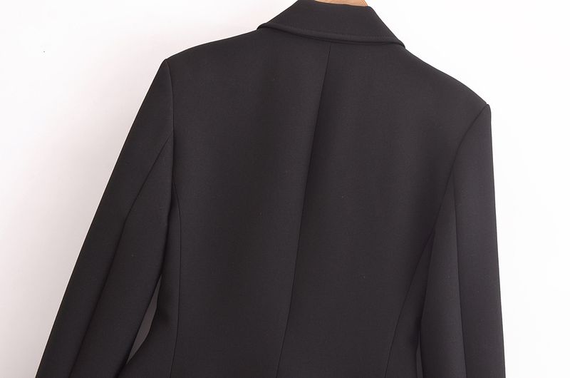 GraceChic 2024 Autumn New Women's Fashion European American Style Shoulder Padded Slim Fit Blazer And Skirt 8805707 8898707_voghion.com