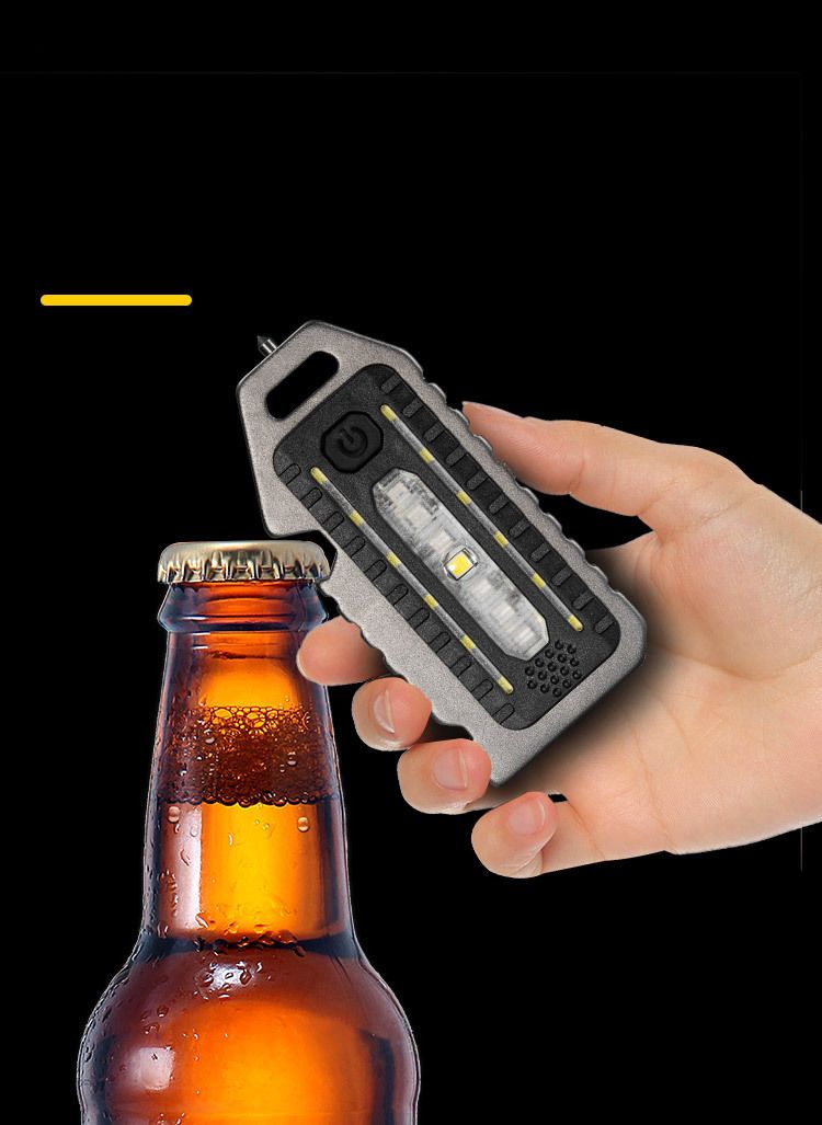 Ultra Küçük Mini LED Işık Yayan Küçük Anahtarlık Güçlü Işık Ultra Hafif Taşınabilir El Feneri_voghion.com