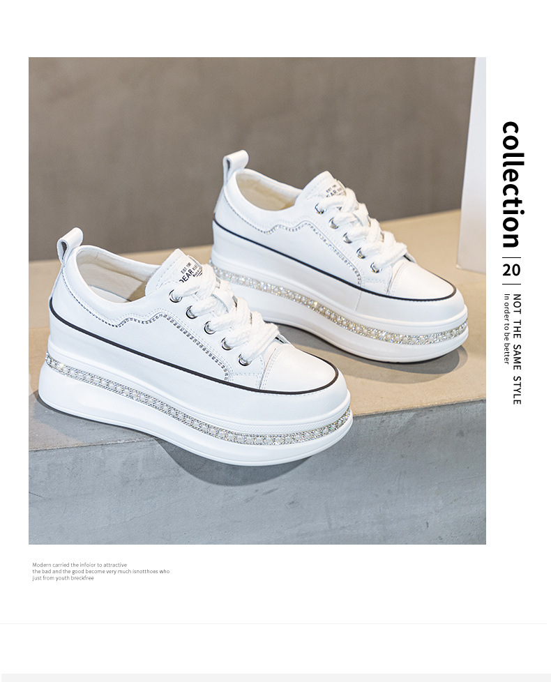 Chaussures simples à semelle épaisse pour femmes avec hauteur intérieure élevée en 2024, chaussures de planche polyvalentes de printemps, chaussures de sport à la mode et_voghion.com