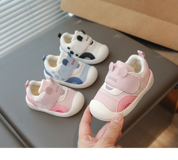 Baby Learning Shoes 0 1 3 Years Old Spring And Autumn New Infant Mesh Non Slip Sports Shoes Boys And Girls Functional Shoes_voghion.com