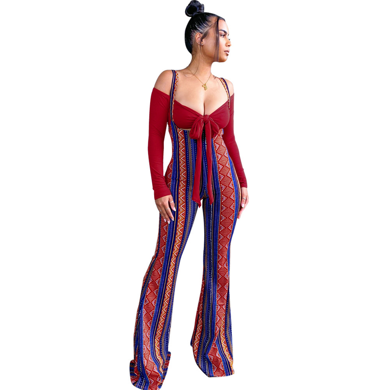 Women's sexy slim line shoulder coat plaid suspenders two-piece set_voghion.com