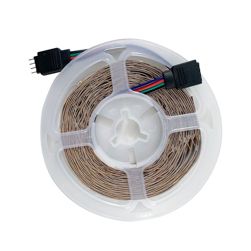 5V USB LED Strip Light 60 LEDs/m, 3528 SMD, Warm White/Cool White/Red/Green/Blue, Flexible Cabinet Closet Lighting, Remote Control, DIY Cuttable_voghion.com