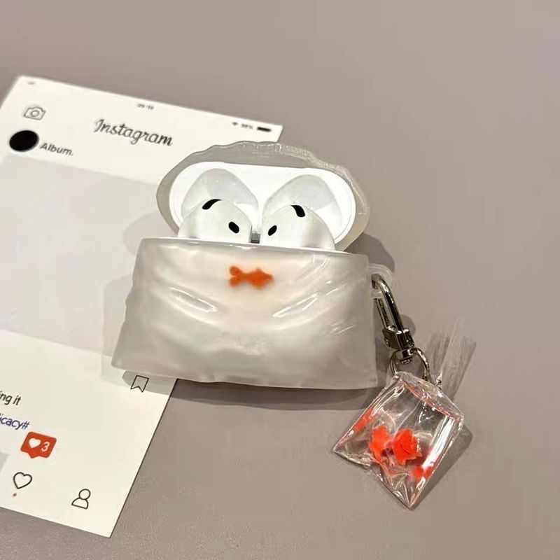 Bolsa Goldfish compatível com 4ª capa Pro2 A Apple sem fio Bluetooth fone de ouvido capa Huaqiangbei 7ª geração_voghion.com