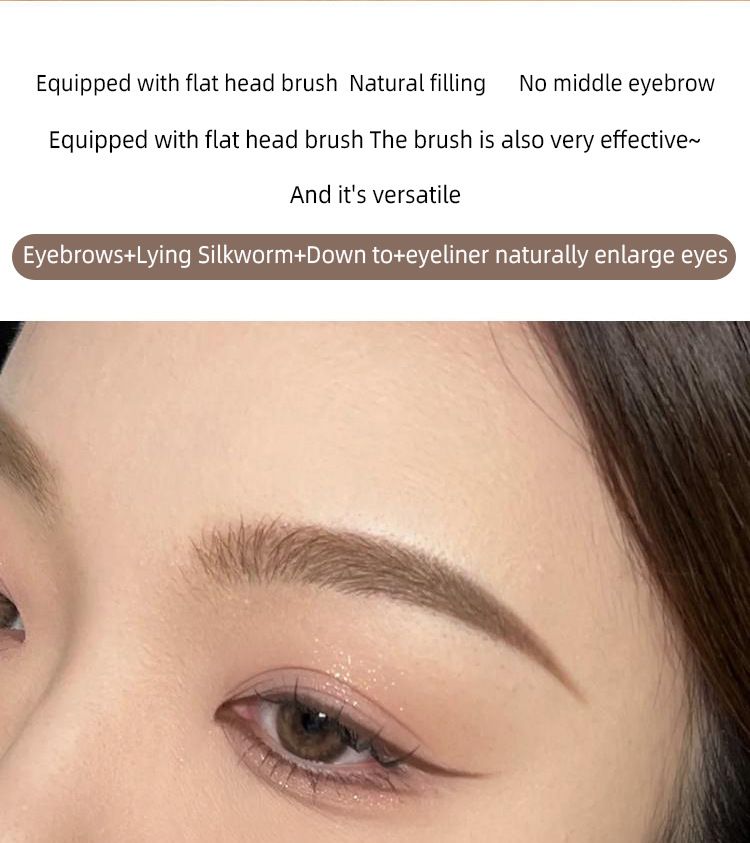 FeatherStroke Brow Gel - Smudge-Proof & Waterproof - Natural Fluffy Brows For 12H_voghion.com