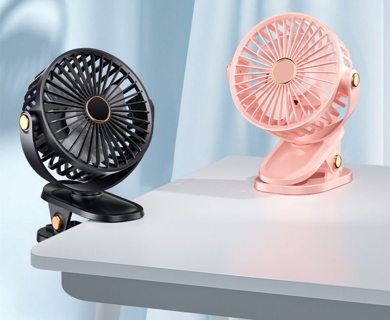 Leiser Tischventilator – 25 dB, ultraleise, für Büro/Arbeitszimmer, tragbarer 15-cm-Ventilator, kindersicher, mit USB-Stromversorgung und Kippschutz_voghion.com