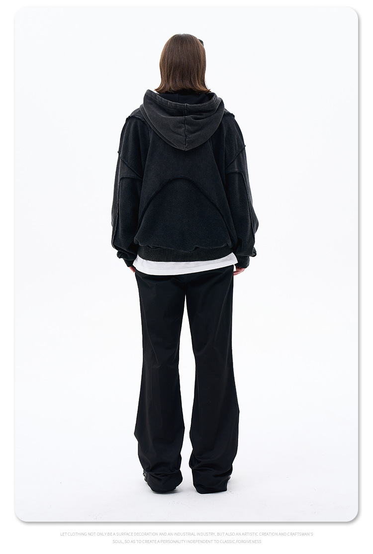 MERCURY FGSS Herenkleding | 2024 Herfst/Winter Nieuw Modemerk Gepersonaliseerd Achteruit Auto Ontwerp Ambacht Effen Kleur High Street_voghion.com