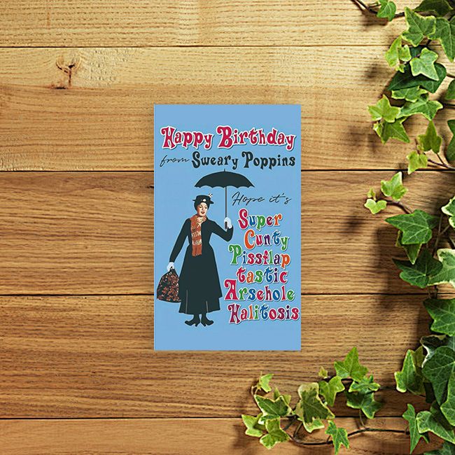 Lillian Geburtstagskarte im Umschlag – Hochwertige, kleine, randlose Grußkarte – Lustiges, kreatives Geschenk_voghion.com