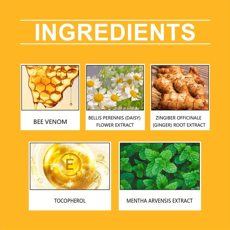 1.76oz Bee Venom kehadrenaažiga pinguldav kreem, pinguldav ja pinguldav kehanahk, vöökoht, täiusliku naha pinguldav kreem_voghion.com