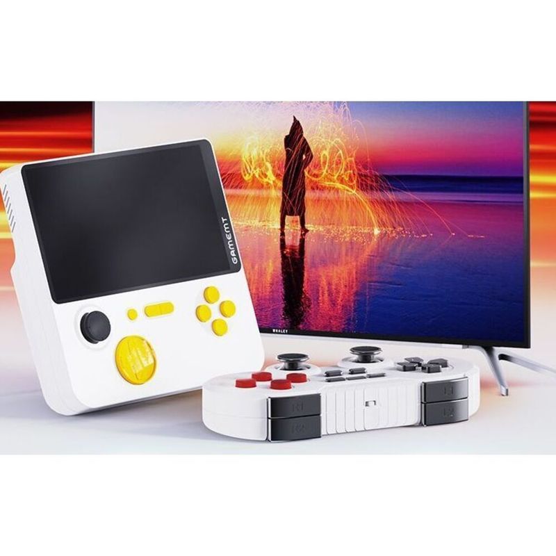 2024 New E5 Game Console Connects To TV Portable With Tens Thousands Of Games IPS HD Large Screen Dual Player Projection_voghion.com