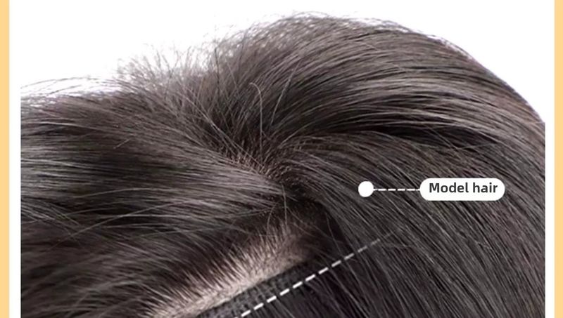 Parrucca da donna con capelli lunghi e ricci, pezzo unico, alto livello, francese, riccio, soffice, aumento invisibile, pezzo di estensione dei capelli senza soluzione di continuità_voghion.com
