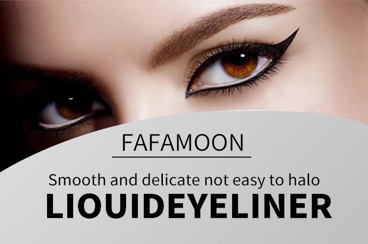 Eyeliner impermeabile, ad asciugatura rapida, a lunga durata, non sbiadisce, in bianco e nero. Eyeliner Suit_voghion.com