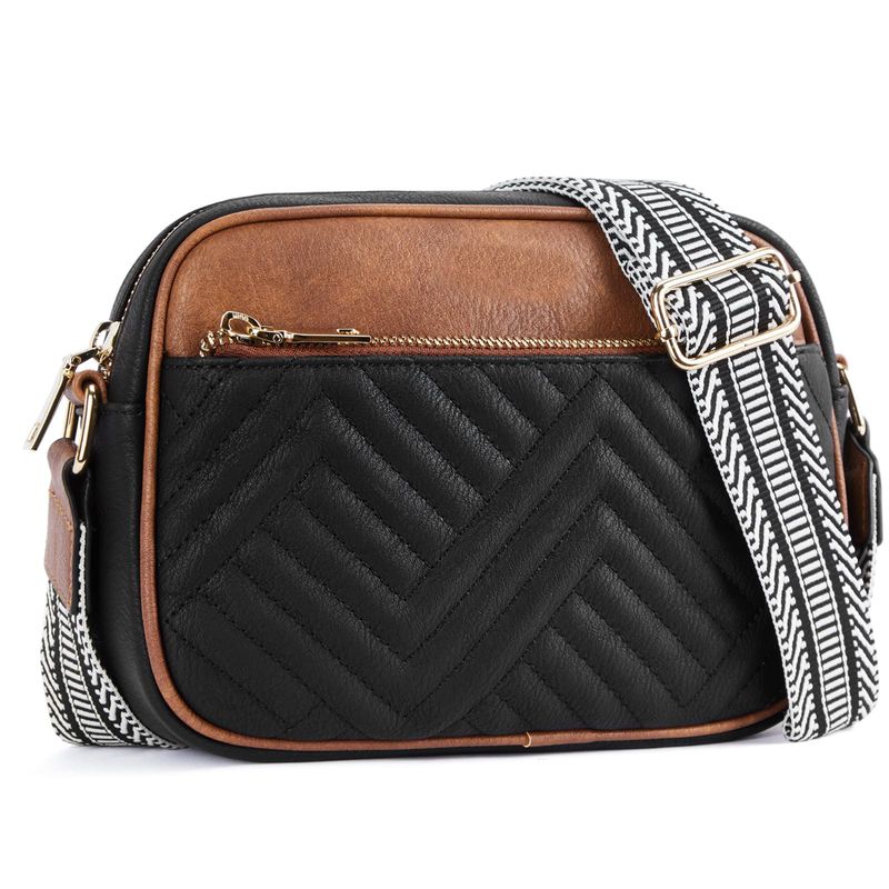 2024 New Crossbody Trendy Versatile Women's Shoulder Small Square Bag With Jacquard Strap_voghion.com