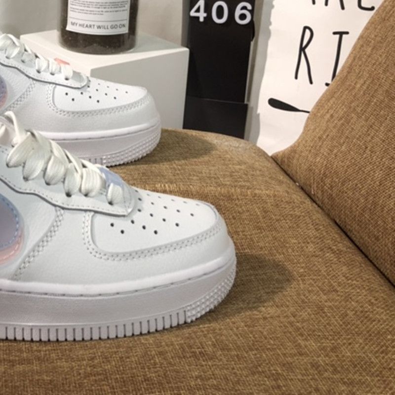 Nuove scarpe sportive casual da uomo e da donna Air New No.1 Low Cut originali, di marca Pure White, con marchio Co._voghion.com