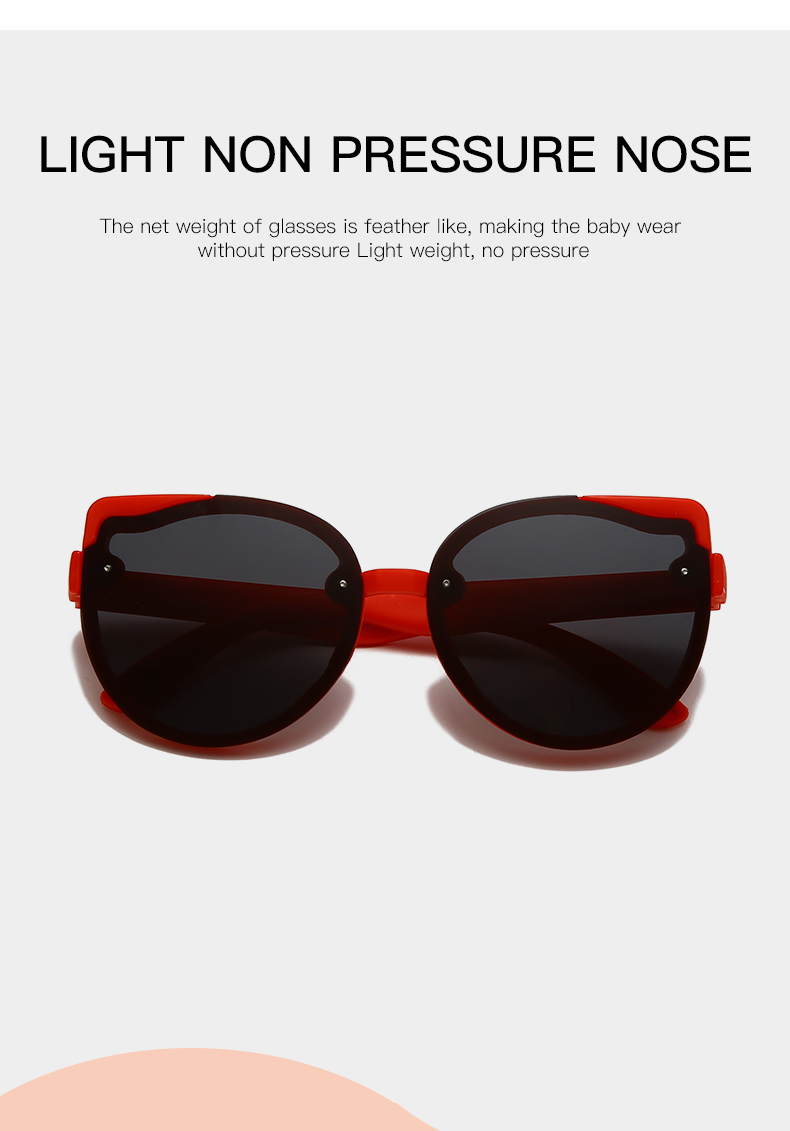 WarBlade Nuovi occhiali da sole polarizzati per bambini Moda TR90 Occhiali da sole flessibili in silicone per bambini Occhiali retrò per ragazzi e ragazze_voghion.com
