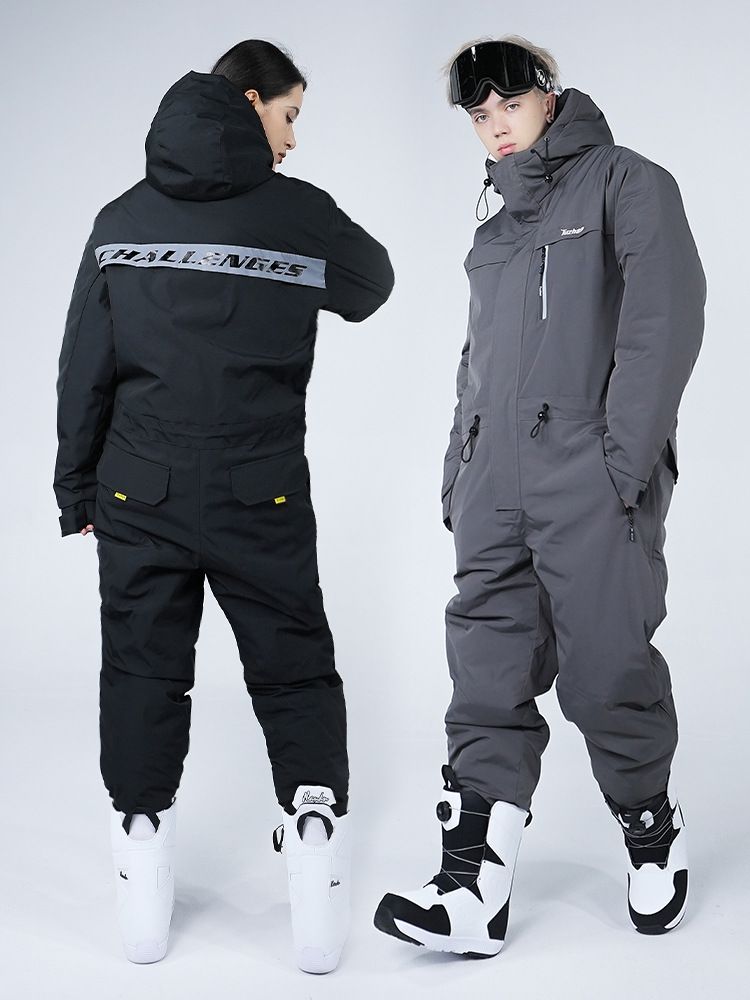 Conjunto de esquí unisex de una pieza para exteriores, resistente al frío, impermeable, resistente al viento, grueso y cálido, para ciclismo y pesca en invierno._voghion.com