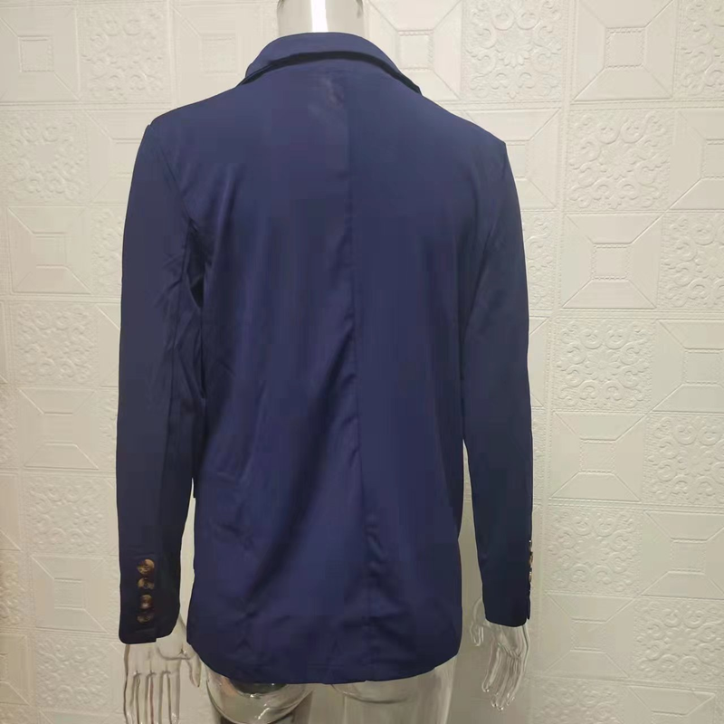 Mode Revers Slanke Vest Temperament Jasje Broekpak Dames_voghion.com