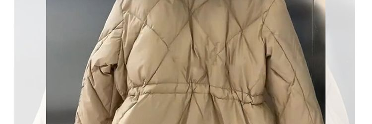 Fashionable Large Fur Collar Stand Up Collar, Waist Up, Slimming Down, Down For Women's 2023 Winter Wear, New Diamond_voghion.com