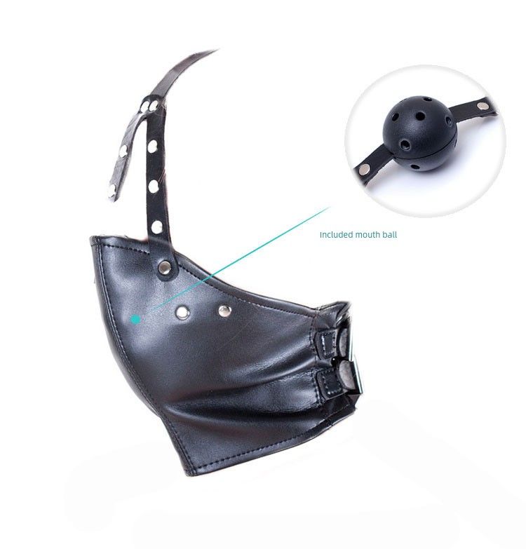 Maschera sexy SM Bandana Imprigionamento Gola profonda Giocattoli sessuali alternativi Un motore di tortura Palla bavaglio_voghion.com