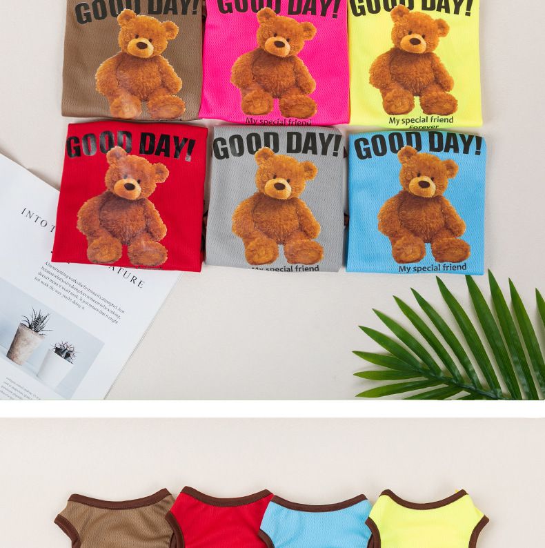 Factory Direct Pet clothes puppy clothes cat clothes summer dog vest pet vest one-piece delivery_voghion.com