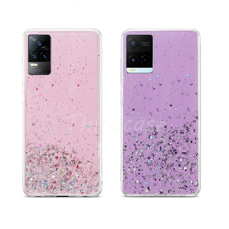 Šljokice Glitter Cover za Vivo V23 Pro V23E Y15S Y21S Y33S Y12S Y31 Y53S Mekana silikonska maska Vivo V21E Y70 V20SE V20 Y72 _voghion.com