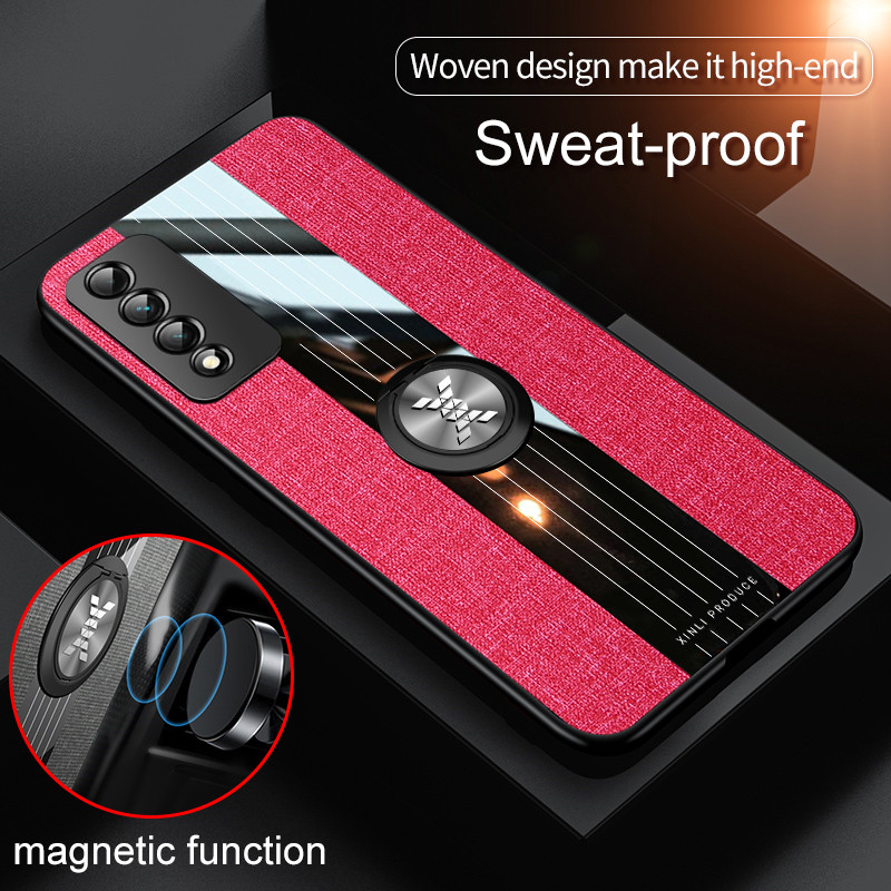 Fabric Cloth Finger Ring Holder Phone Case On For OPPO A54 4G A9 2020 A5 S A7 A8 A72 A92S A91 A53 A15 A57 2022 Stand Cov_voghion.com