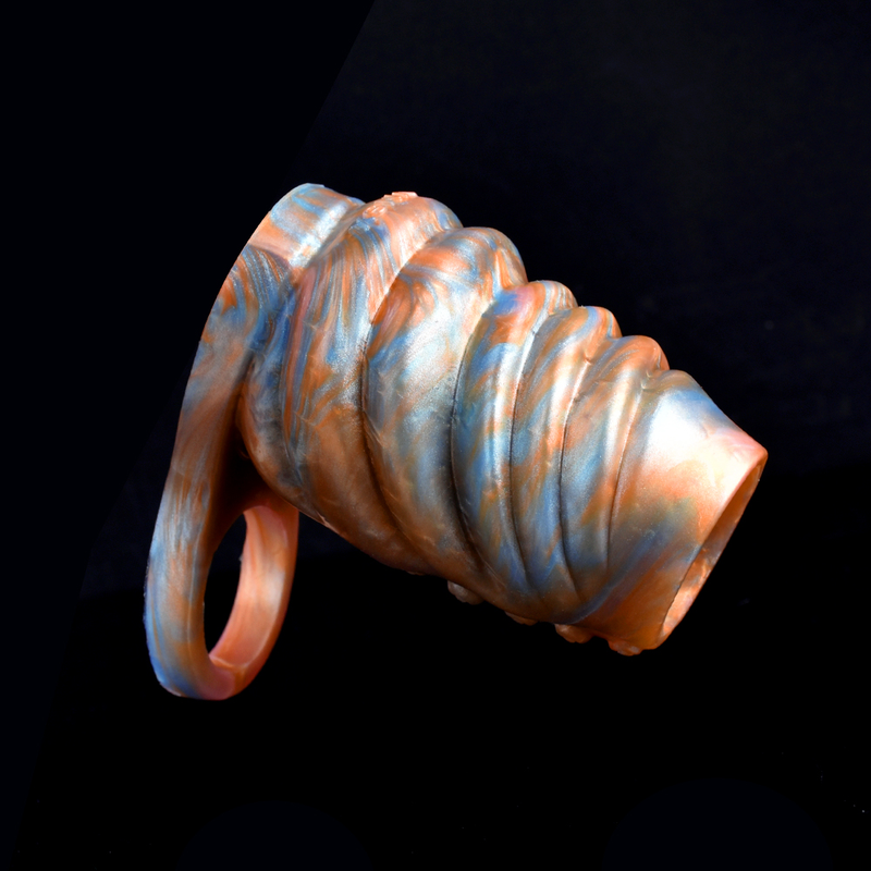 NNSX Big Octopus  Sheath Realistic Textured  Enlargement With Anti-off Ring Sex Toy For Men Dildo Delayed Ejac_voghion.com