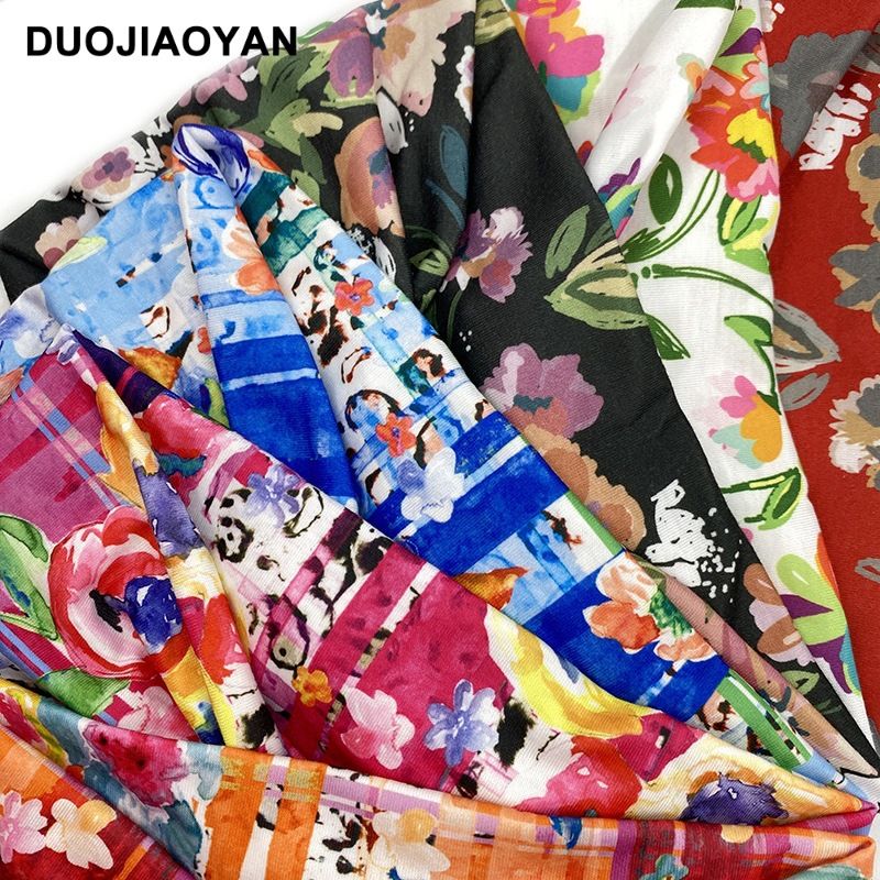 Hot Selling Sports Headband with Printed Wide Edge Headband in Europe and America Sweat Absorbing and Knotting Women's Elastic Headband_voghion.com