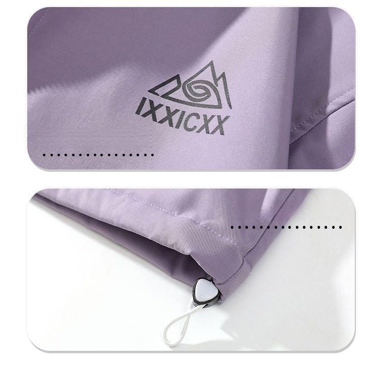 Internet-Berühmtheit, winddicht, wasserdicht, Hasenohr-Anzug-Set, Paar-Stil, Silberfuchs-Fleece-Skihose_voghion.com