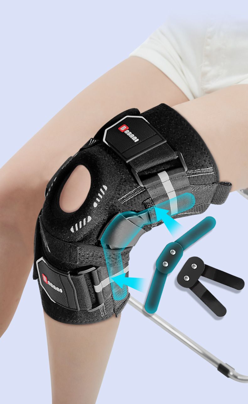 Tutore per ginocchio fisso speciale per il menisco, supporto articolare di grado medico, piastra in acciaio, attrezzatura protettiva sportiva_voghion.com