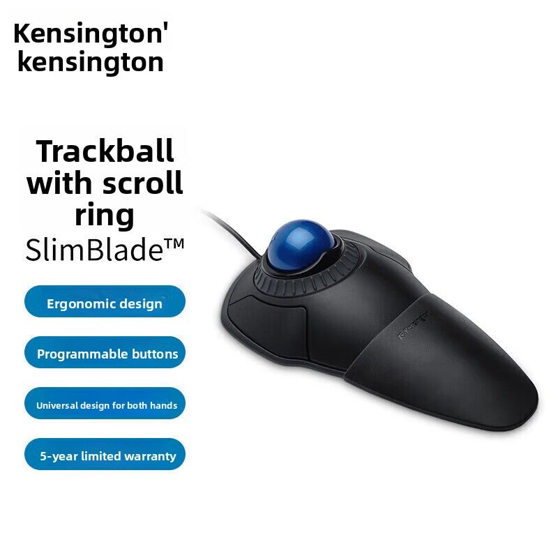【Alta qualità】 Mouse trackball wireless Kensington K64325/K64327/K70992_voghion.com