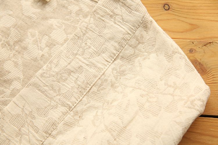 Vêtements pour femmes Vêtements pour femmes Vêtements pour femmes Vêtements pour femmes Automne 2024 Style Hanfu en coton et lin jacquard_voghion.com