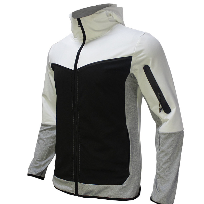 Männer Herbst Casual Wear Europäische Waren Mit Kapuze Zipper Pullover Sport Set Männer_voghion.com