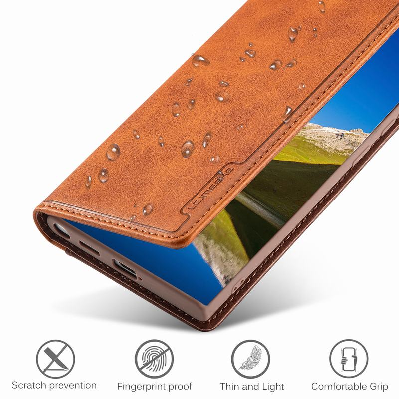 Leather Phone Protect Case For Samsung Galaxy S10E S8 S9 S10 S20 S22 Plus Ultra S21 FE Note 10 20 9 A12 A52 A72 A52S Flip Cover_voghion.com