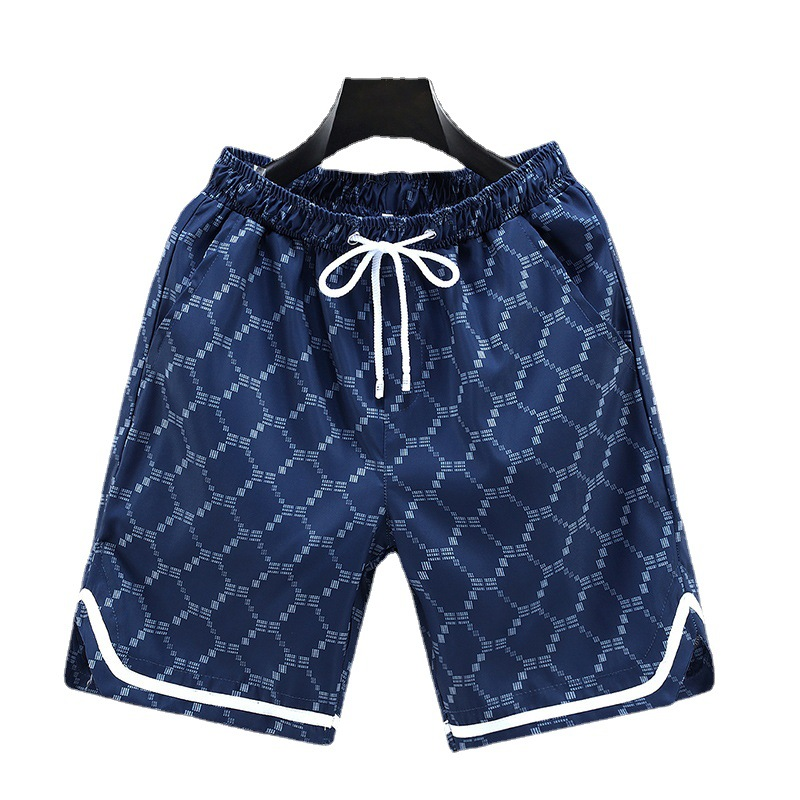 Men's pants Summer quarter pants Thin loose fitting shorts Men's 2023 new New trend quick drying casual pants_voghion.com