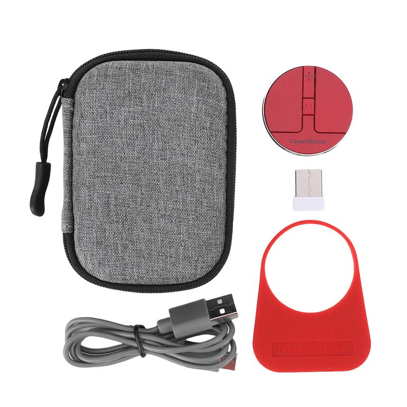 Drahtloser Modus BT 5.2/2,4G/USB Mini Kapazitive Maus Schnurlose Mäuse 3 Einstellbare DPI Wiederaufladbar Mit USB-Empfänger Für PC_voghion.com