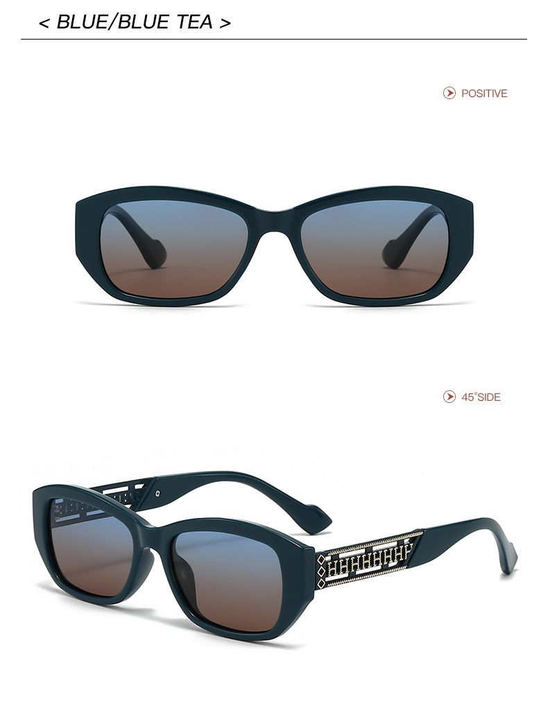 Nuovo 2025Polarized TAC Small Frame Fashion Trend Cat Eye Sunglasses Street Camera 5140_voghion.com