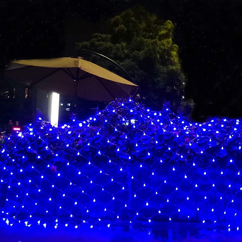 Wasserdichte LED-Lichternetze für den Außenbereich, Niederspannungs-Lichterketten aus Netzgewebe für Weihnachtsbaum, Garten, Party, Hochzeitsdekoration_voghion.com