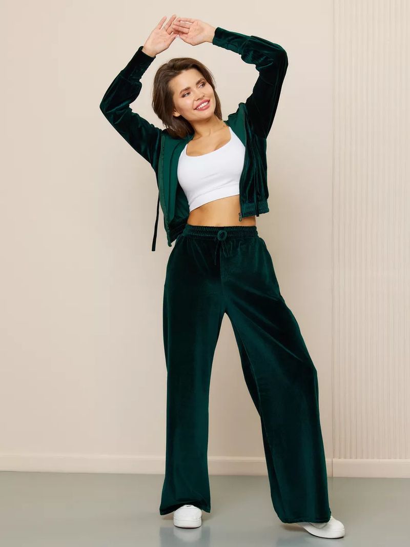 Women's Casual Zip-Up Hoodie & Drawstring Pants Set - Soft Silver Fox Fleece, Streetwear Outfit, Comfortable Loungewear_voghion.com
