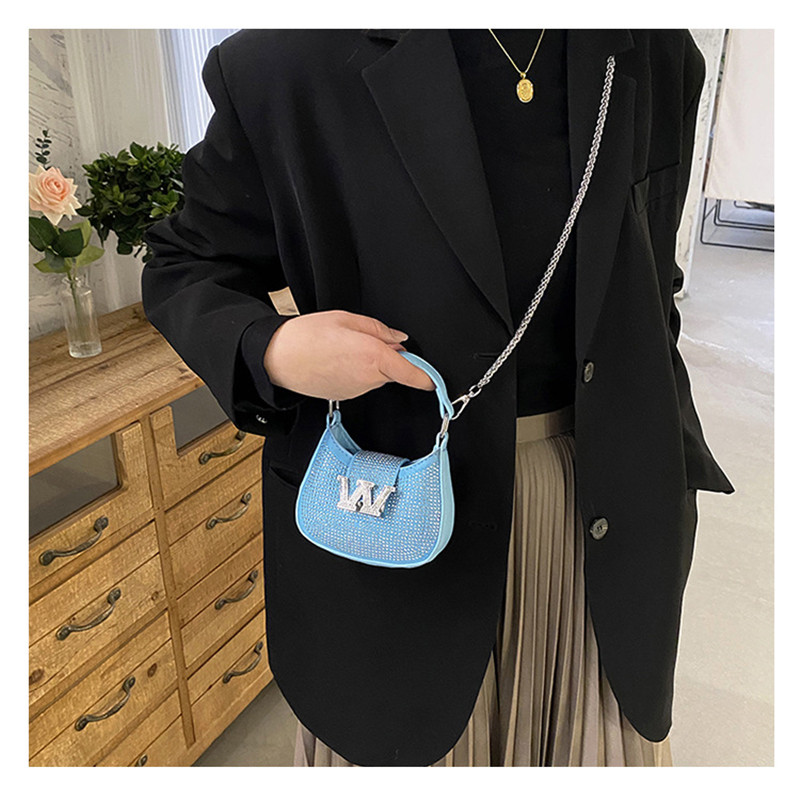 2023 nuove borse per le donne designer mini borsa a tracolla con strass borsa da sera borsa a tracolla con catena_voghion.com