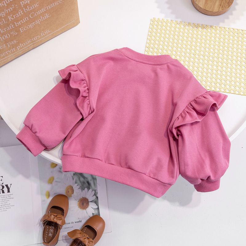 Suéter de cuello redondo para niñas, ropa nueva, top bonito e informal, para primavera y otoño, 2022_voghion.com
