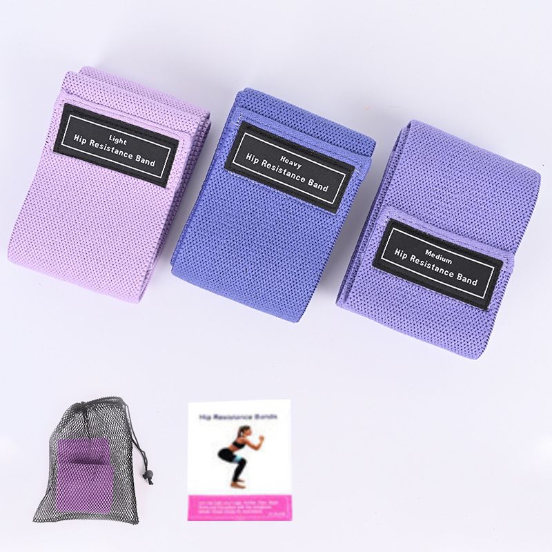 Non-Slip Fitness Yoga Stretch Aid Loop Squat Glute Resistance Band_voghion.com