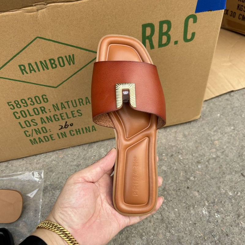 Einzelnes neues Produkt mit flachem Boden, Kuhsehnensohle, modische Damenhausschuhe_voghion.com