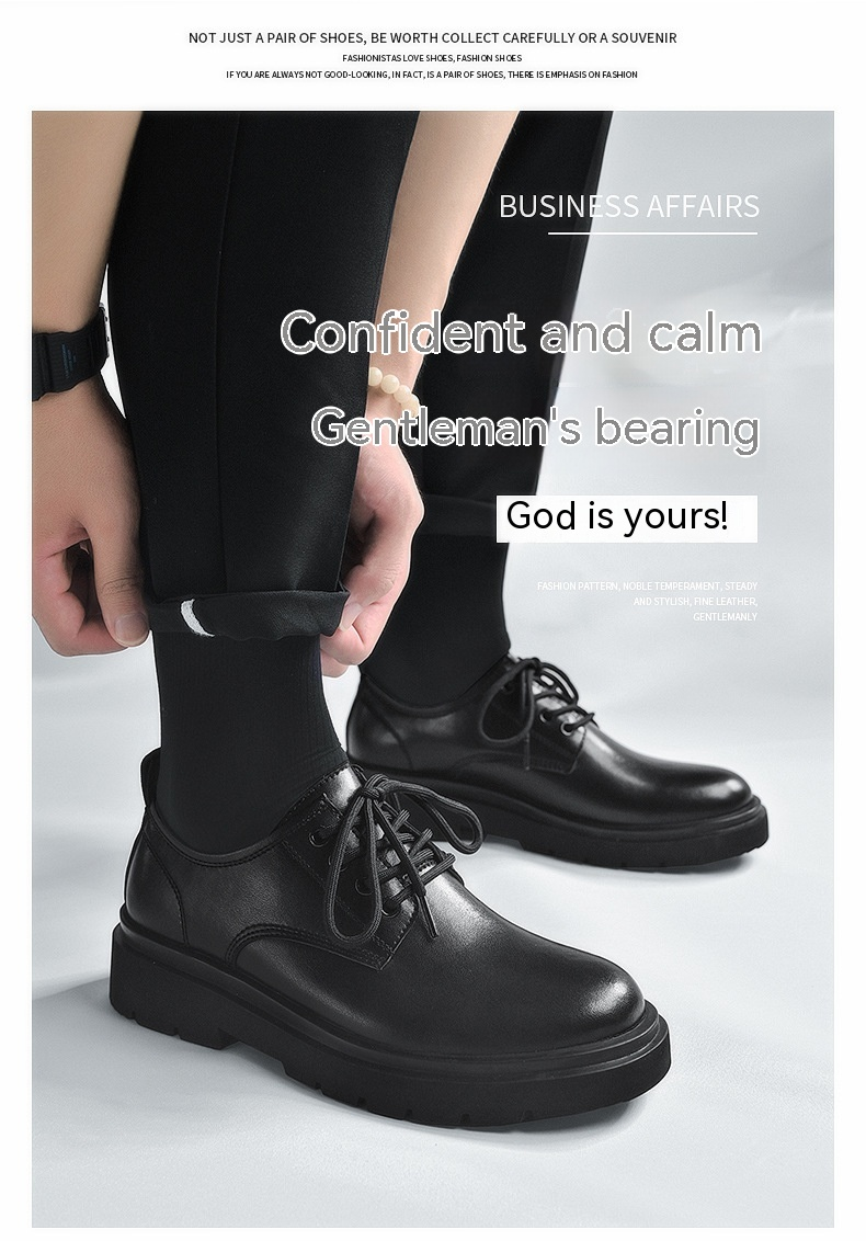 Menn Derby Oxford Patent Leather Semsket skinn Komfortabelt snøring kontorfottøy_voghion.com