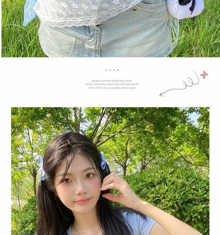 Korean 2025 New Spring Summer Heavy Lace Trim Shorts Apron Pants Skirt_voghion.com