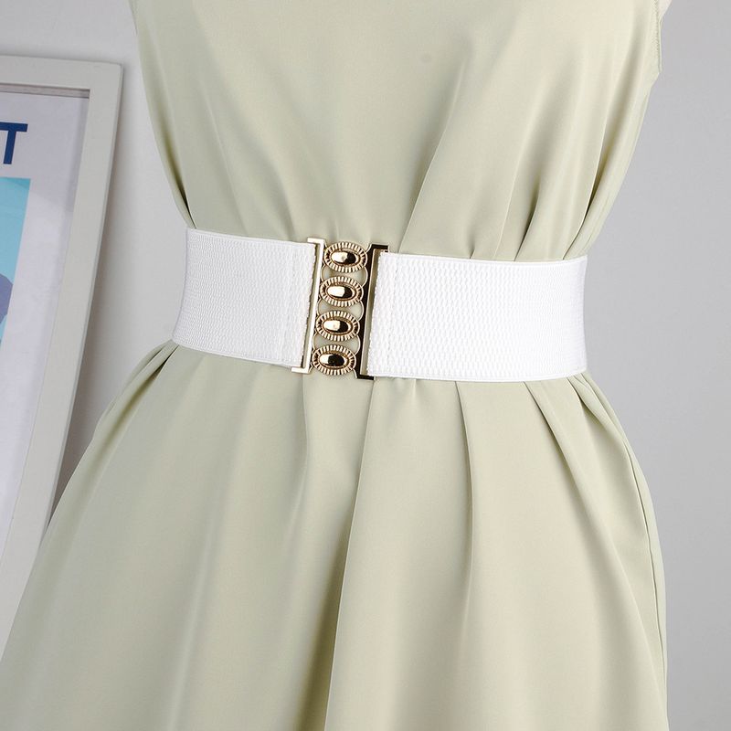 Unisex Elastic elastic Belt Accessories Belt Simple wide waist cover decorative dress accessories waist_voghion.com