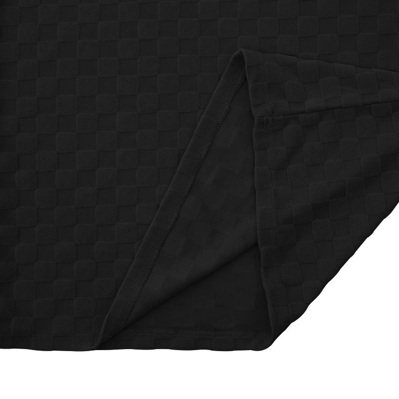 2025 American Oversize Trendy Men's Checkerboard Spring Summer Loose Sports Casual Two-Piece Set_voghion.com