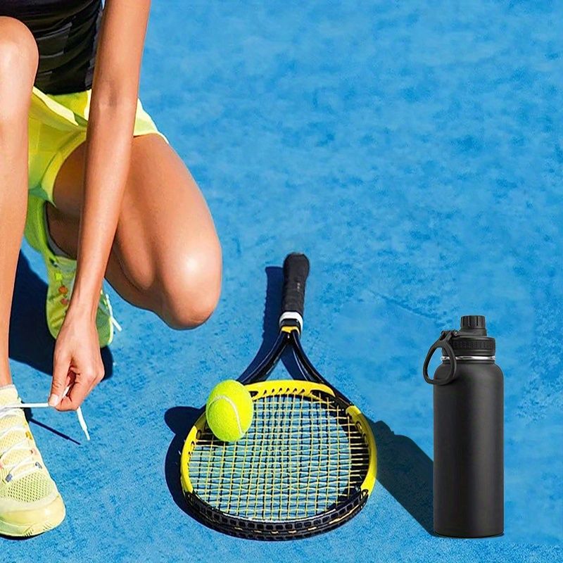 Stainless Steel Double-layer Vacuum Insulation Kettle With Leak-proof Nozzle Cover - Heat Retention For 12 Hours/cold Drink For 24 Hours_voghion.com